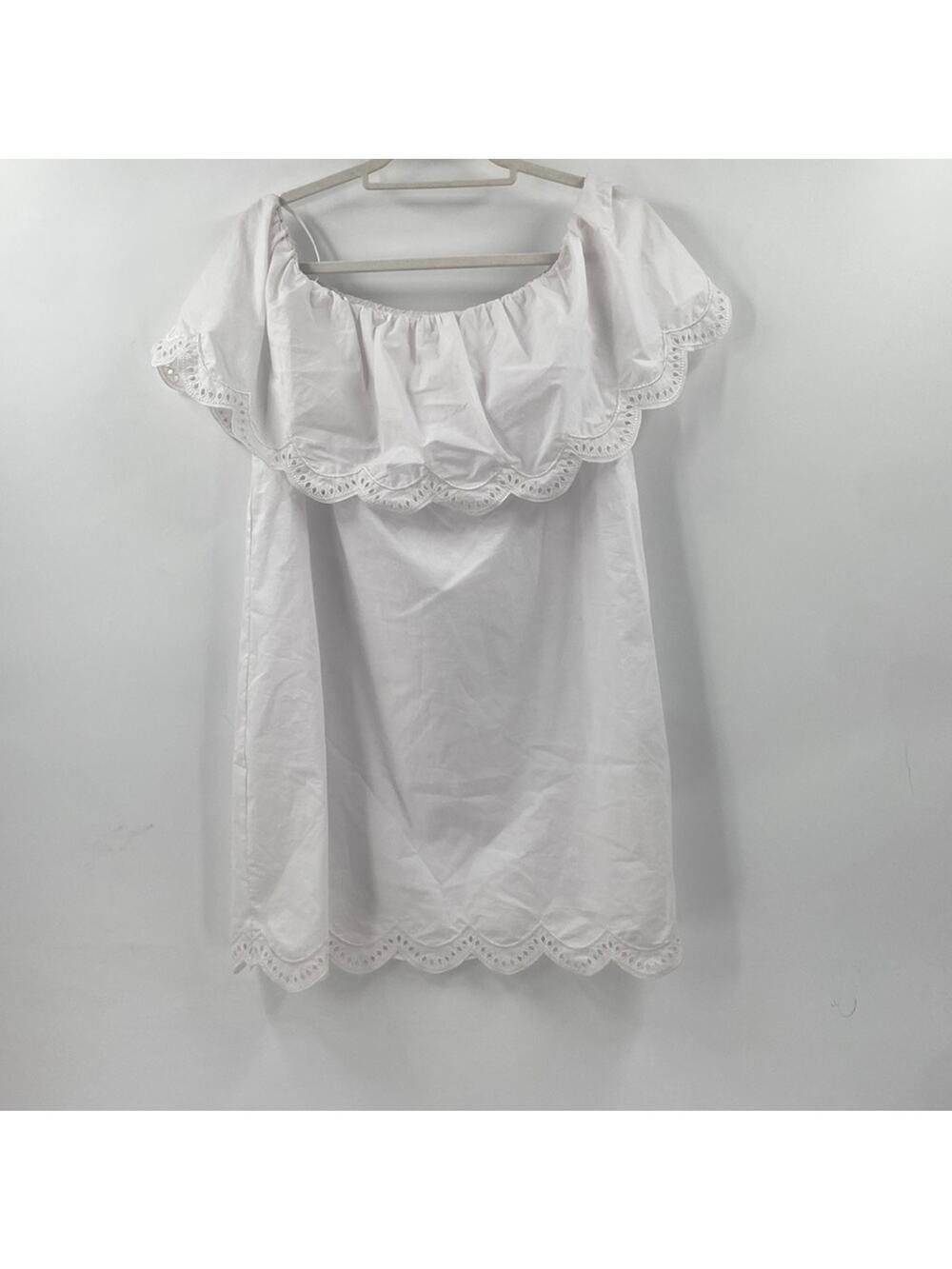 NWT Sugar Lips Christine white off the shoulder dress mini dress